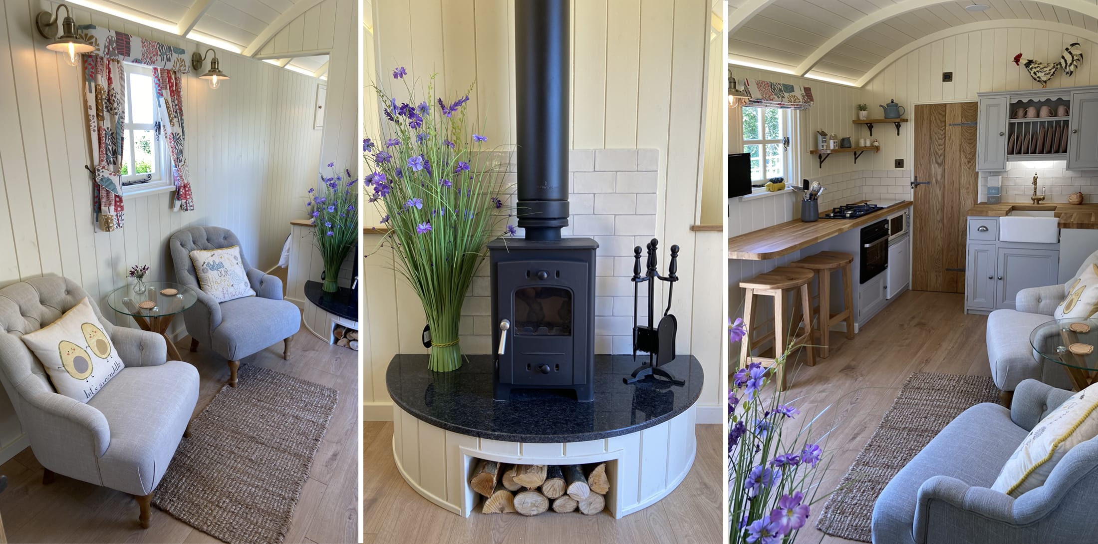 Shepherds Hut Inside